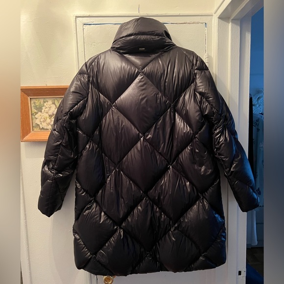 HERNO Ultra Diamond Quilted Ultra Down Coat. Black, size 14 US, 50 IT - Picture 6 of 12